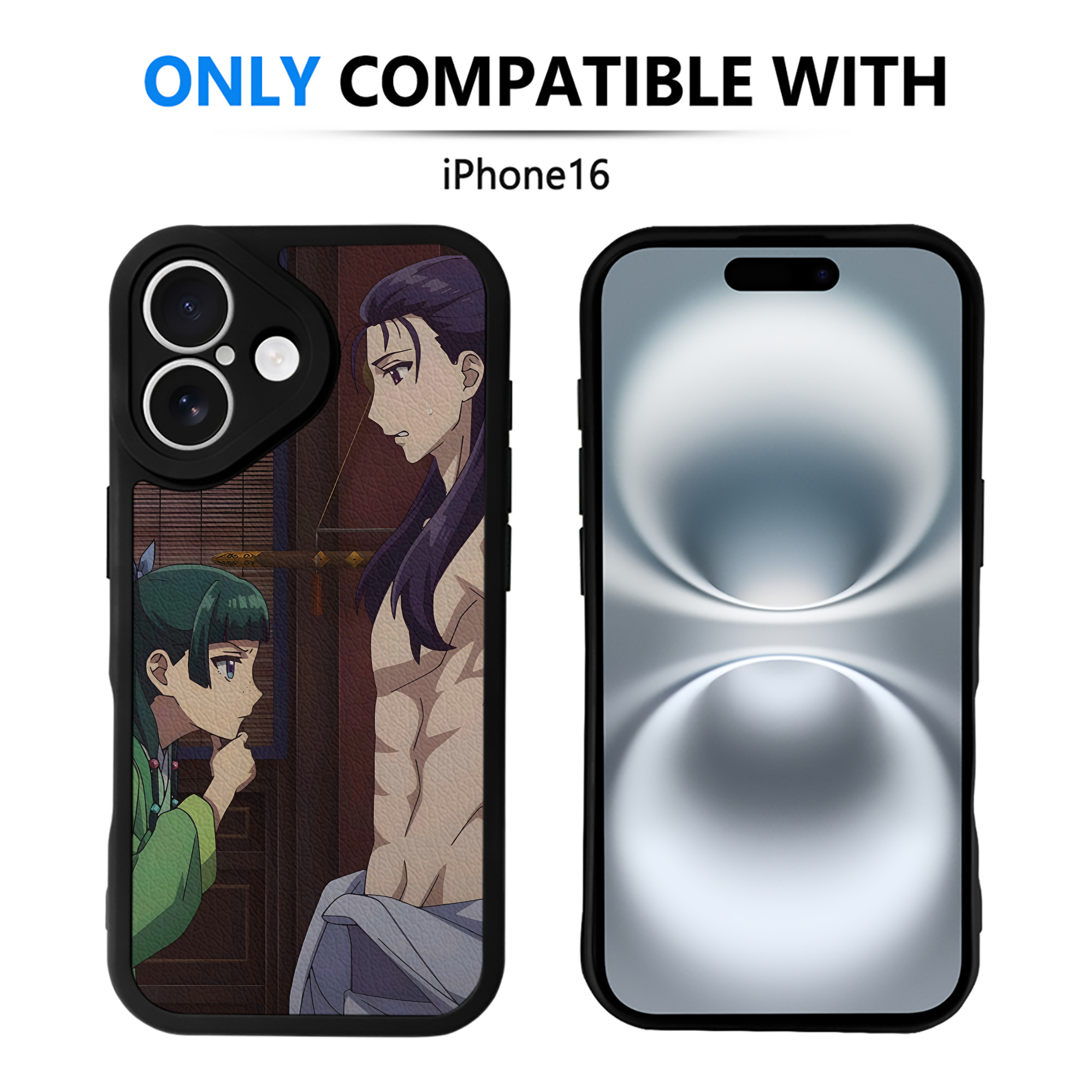 薬屋のひとりごと The Apothecary Diaries 【iPhone 16シリーズ対応】シリコンスマホケース（レザー調） 材質：シリコン